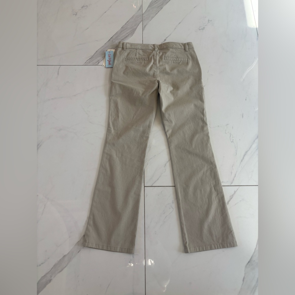 Cat & Jack Women's Beige Flare Pants - Picture 7 of 9